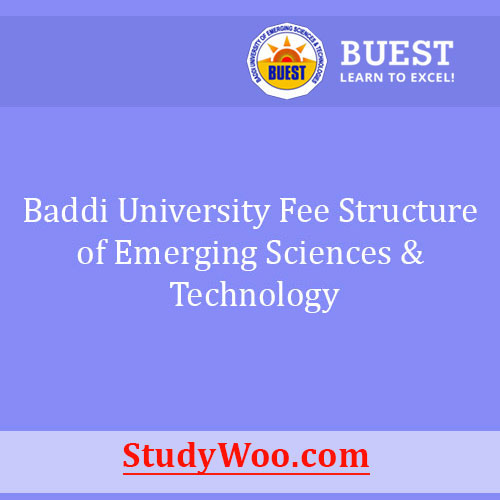 Baddi University Fee Structure