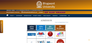 Bhagwant University Admission 2024-25 Application Form, Last Date