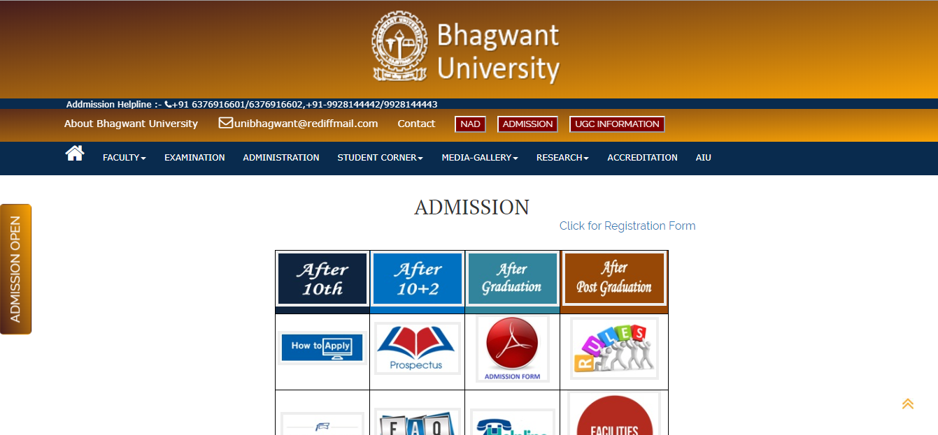 Bhagwant University Admission
