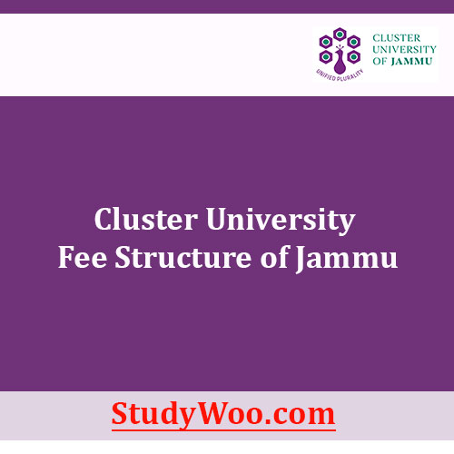 Cluster University of Jammu Fee Structure