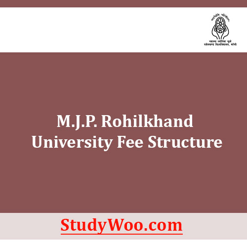 M.J.P. Rohilkhand University Fee Structure