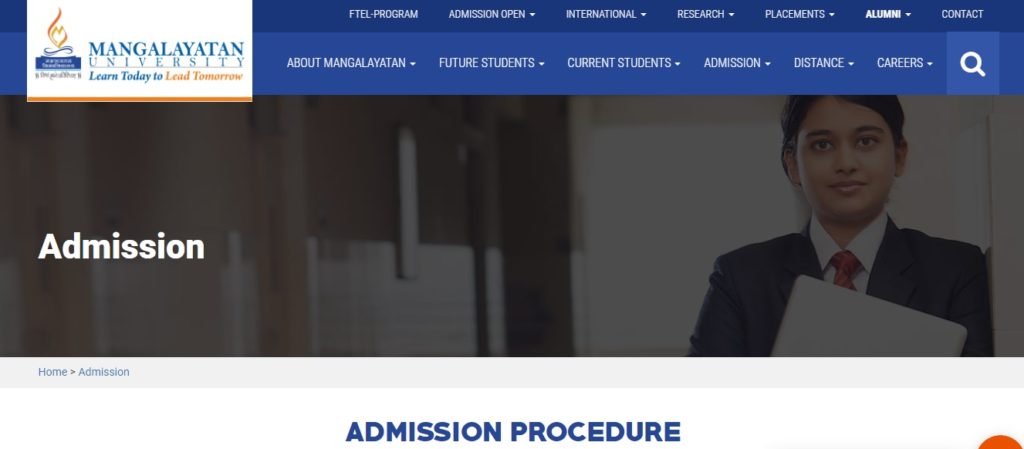 Mangalayatan University Admission