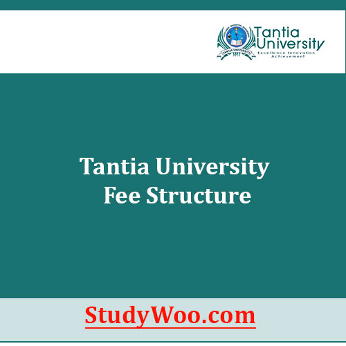 Tantia University Fee Structure
