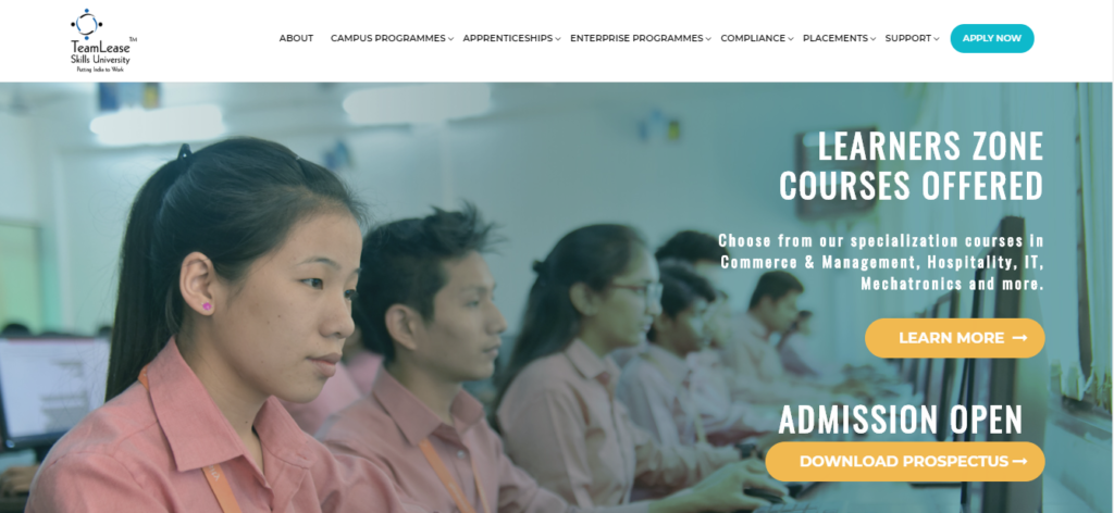 TeamLease Skills University Admission