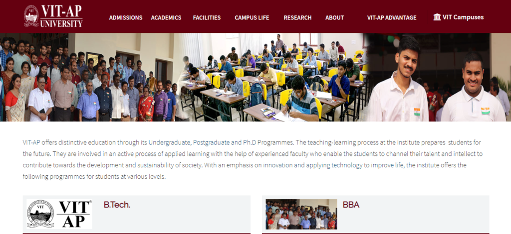 VIT-AP University Admission
