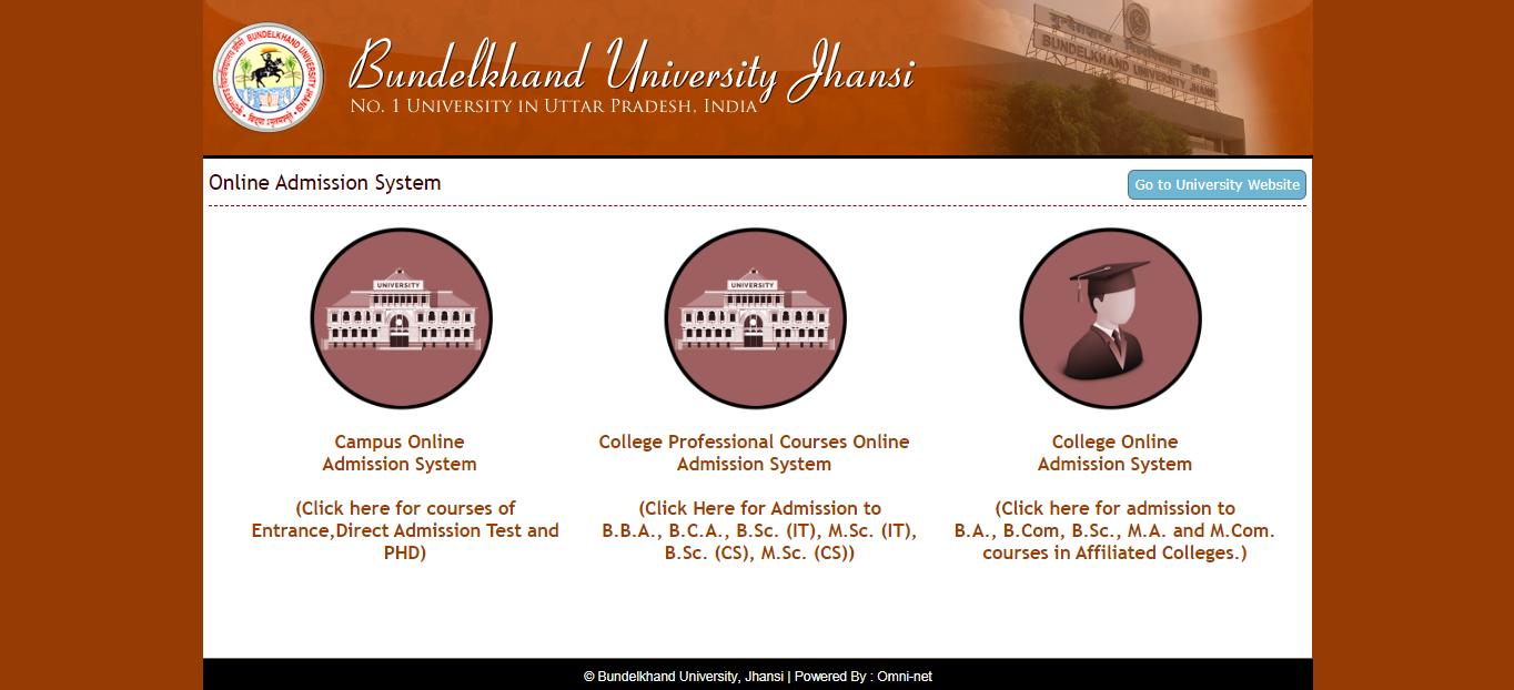 Bundelkhand University Admission