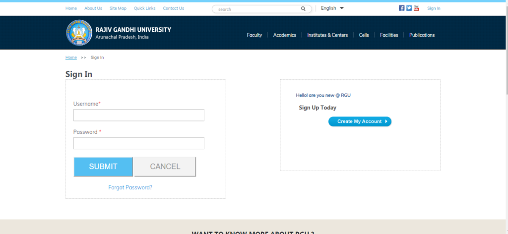 Rajiv Gandhi University Admission 2026 RGU Application Form, Last Date ...