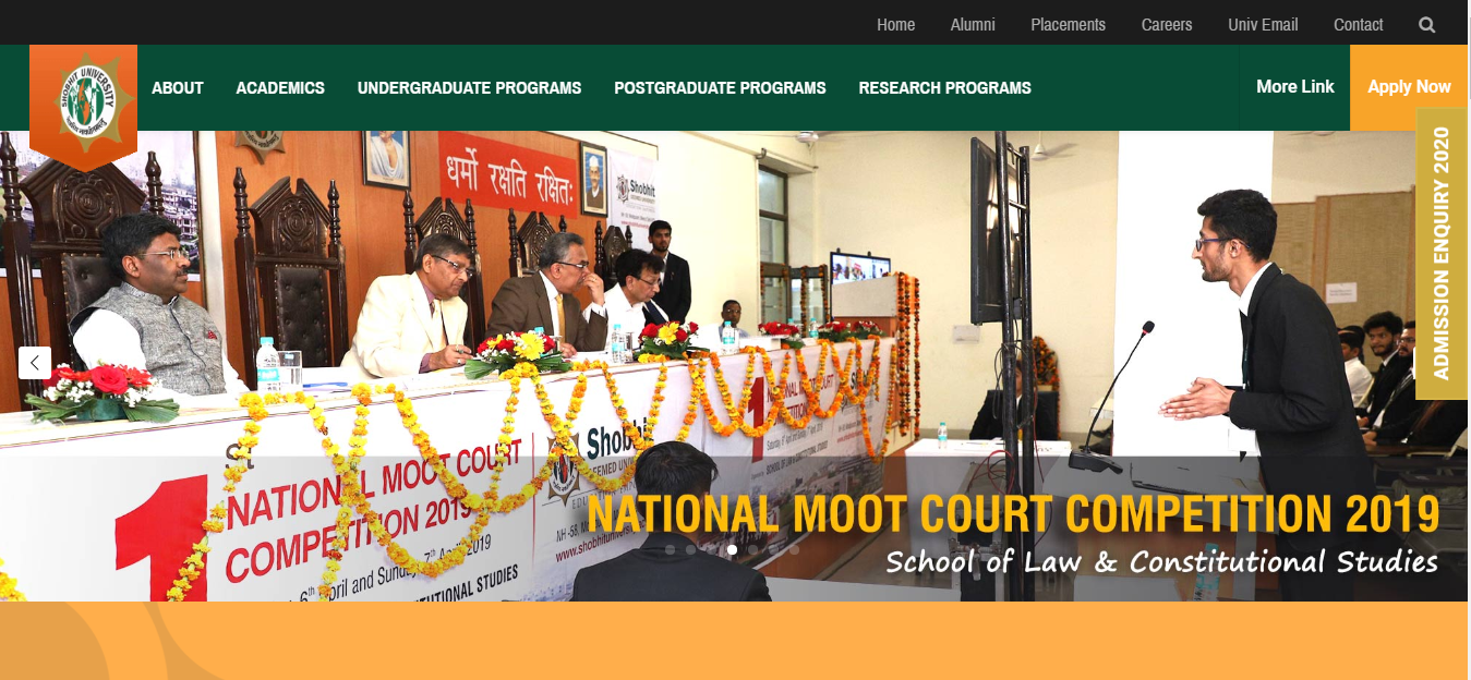 Shobhit University Admission