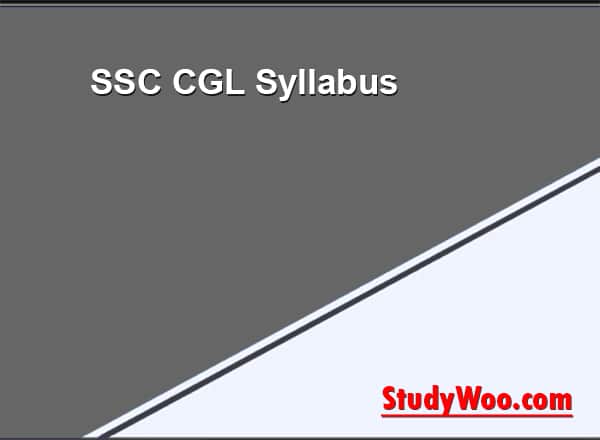 SSC CGL Syllabus 2025
