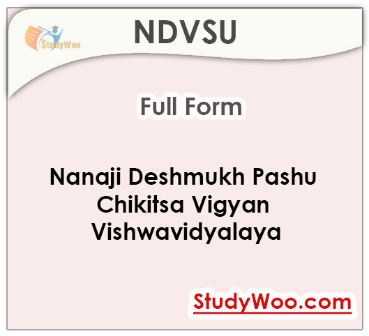 NDVSU Admission 2026: Nanaji Deshmukh Pashu Chikitsa Vigyan Vishwavidyalaya