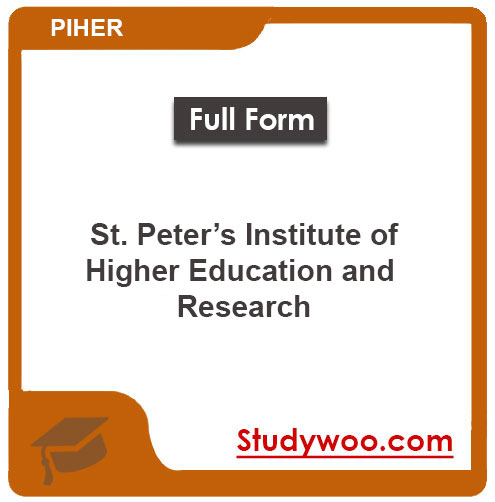 St. Peter’s Institute of Higher Education and Research Fees Structure and Courses 2026