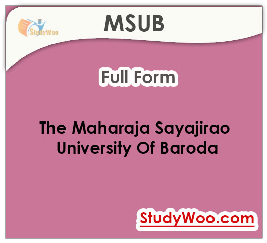 MSU Baroda University Fee Structure and Courses 2026