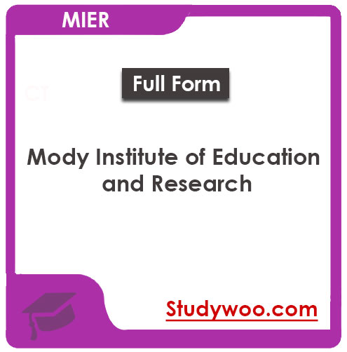 Mody Institute of Education and Research Admission 2025 Application Form
